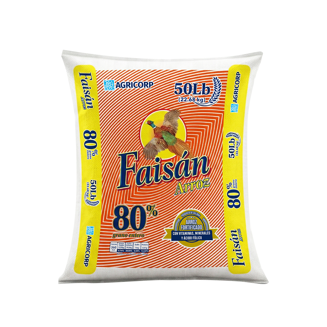 ARROZ FAISÁN 80% 50lb